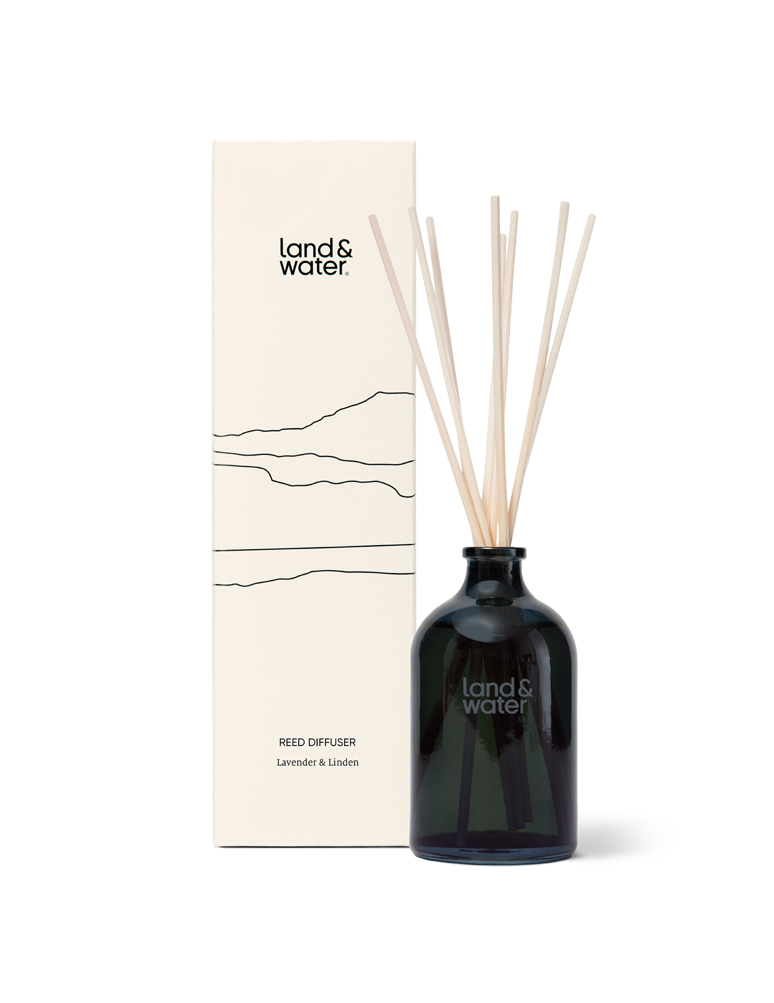 Reed diffuser, reeds and gift box