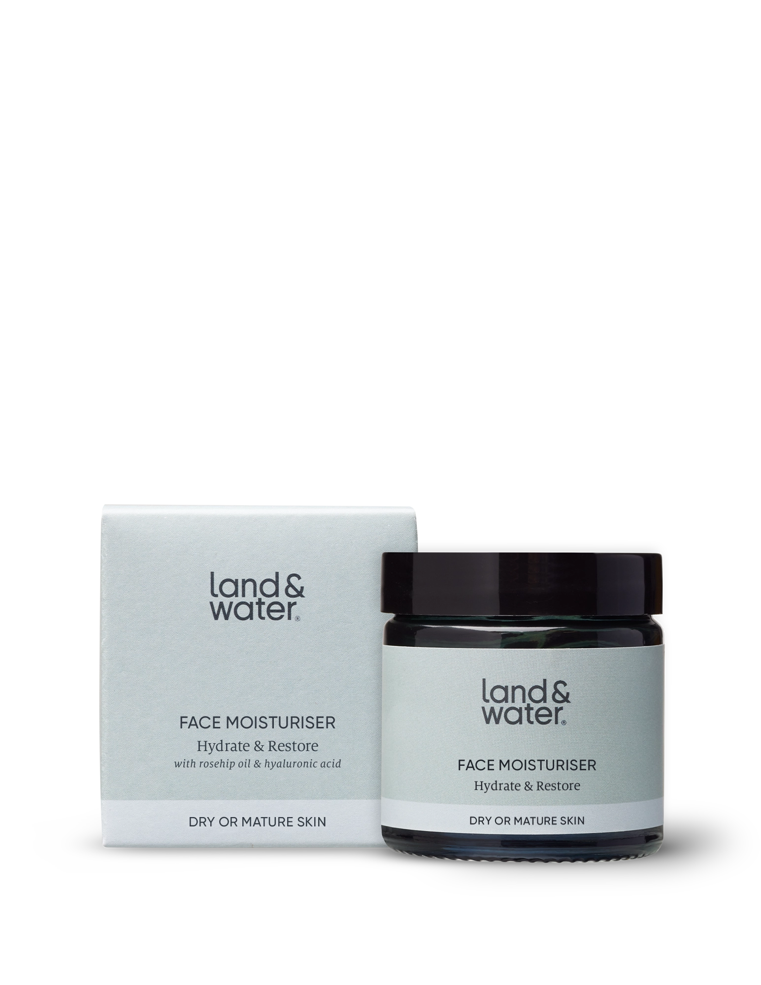 Face Moisturiser | Hydrate & Restore packaging