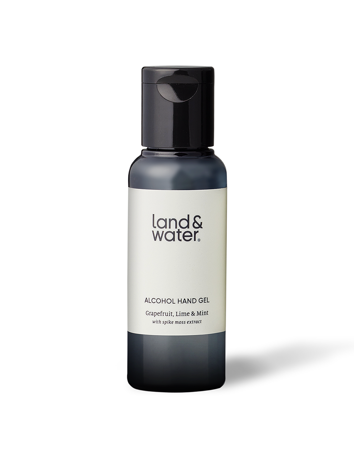 A travel-sized 50ml alcohol hand sanitiser.