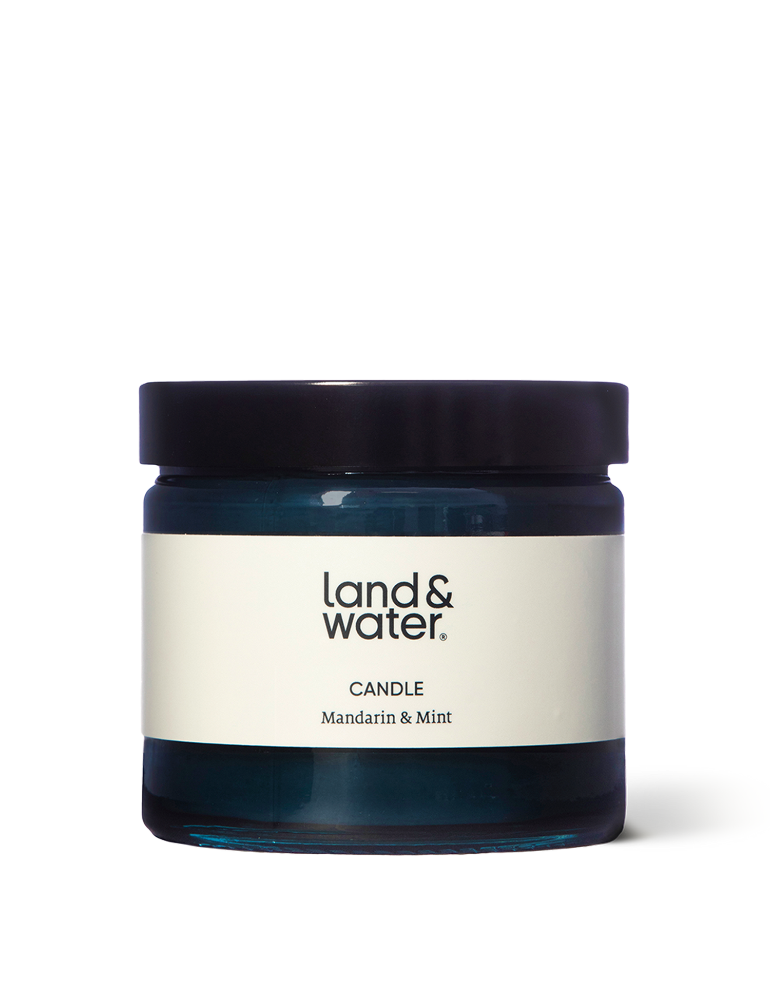 A land&water mandarin and mint candle.