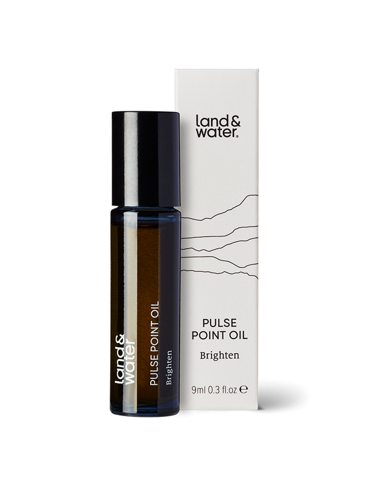Brighten Pulse Point Oil bottle with box.