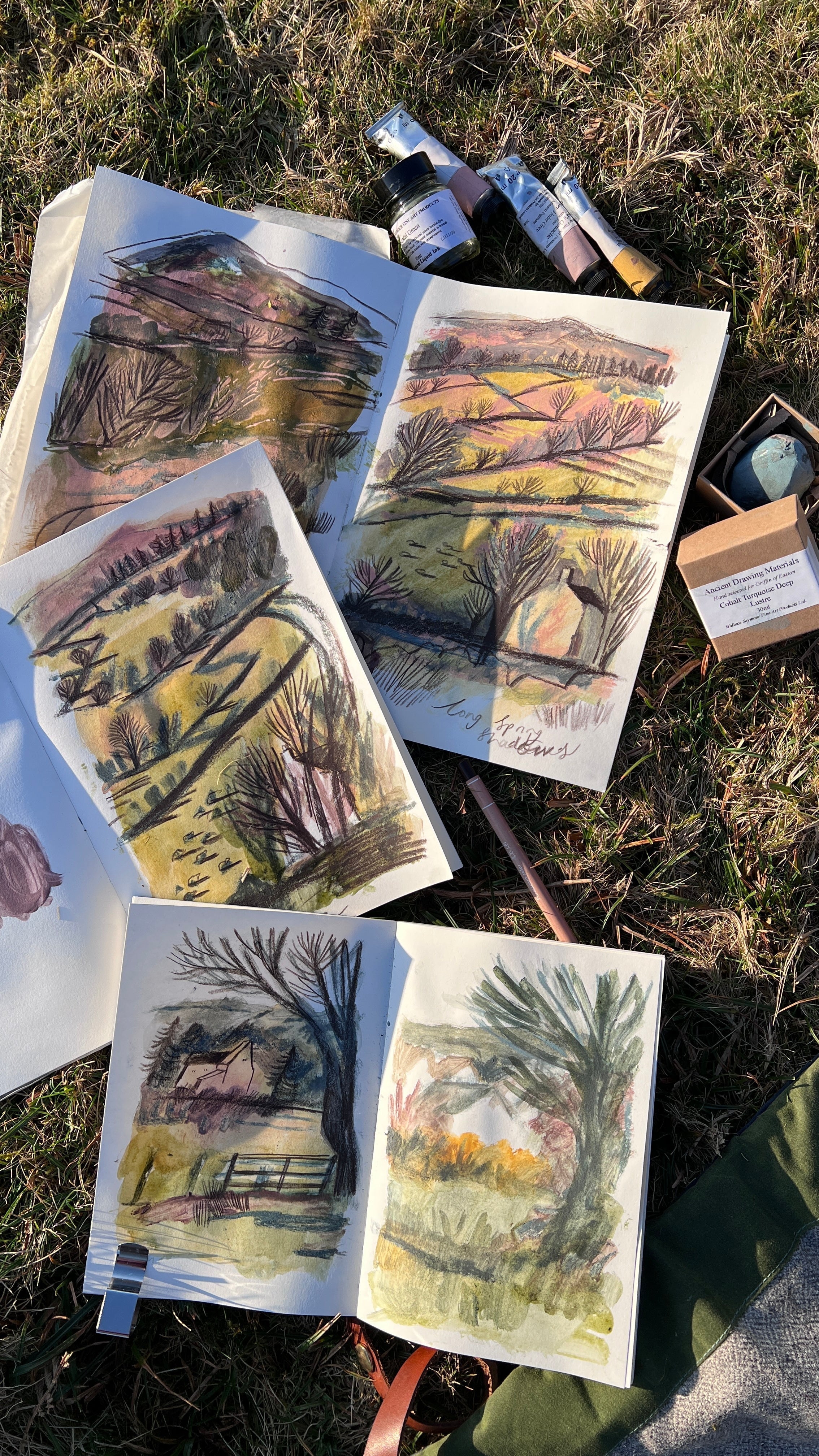 MAKING ART ON LOCATION, WITH EMMA CARLISLE