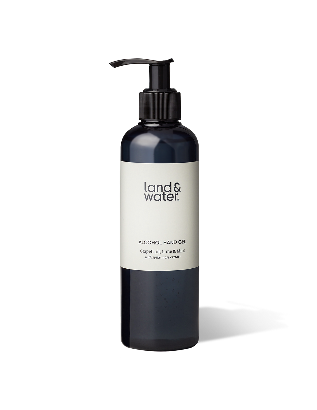 Alcohol Hand Gel empty bottle and pump
