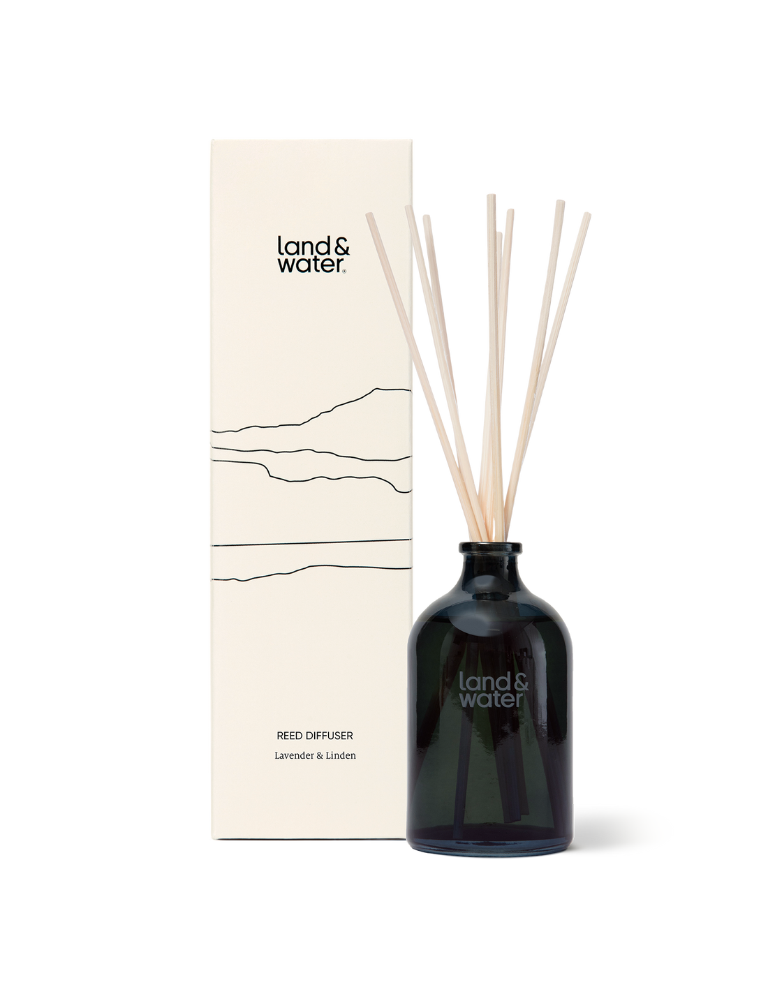 Reed diffuser, reeds and gift box