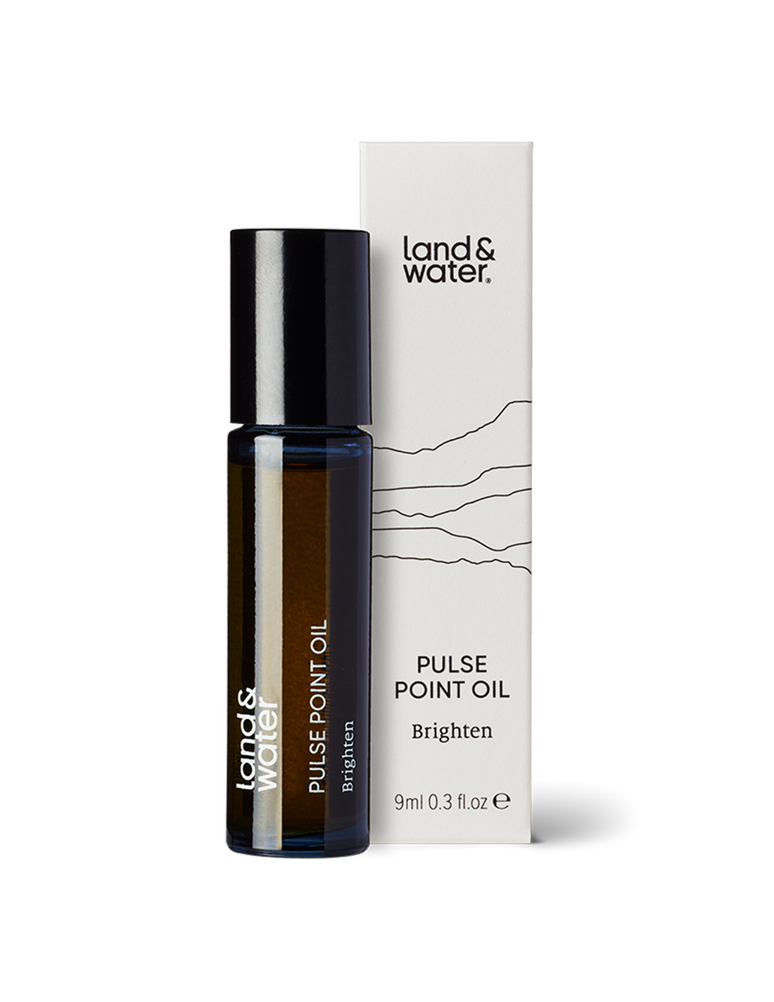 Brighten Pulse Point Oil bottle with box.